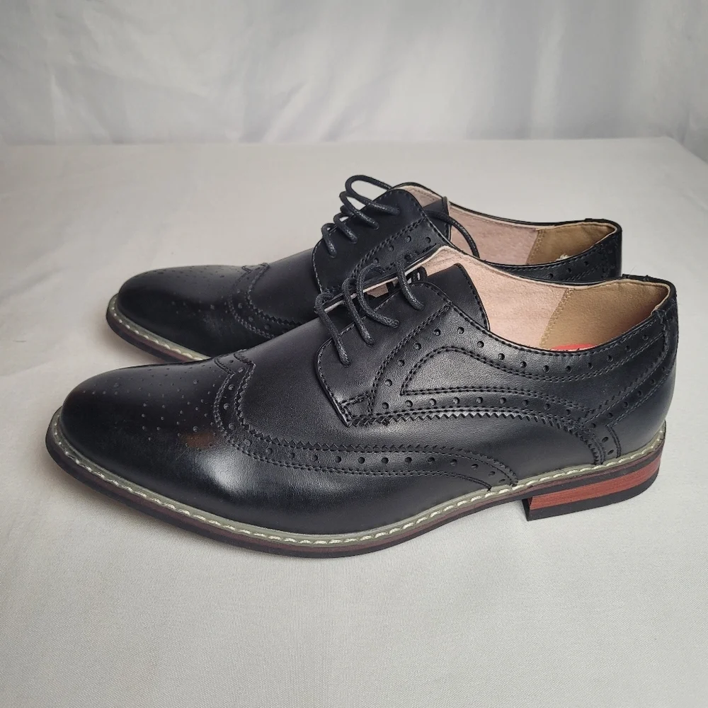 Bruno Marc Men's Prince Classic Formal Business Oxford Wingtip Lace Up Shoes 8W